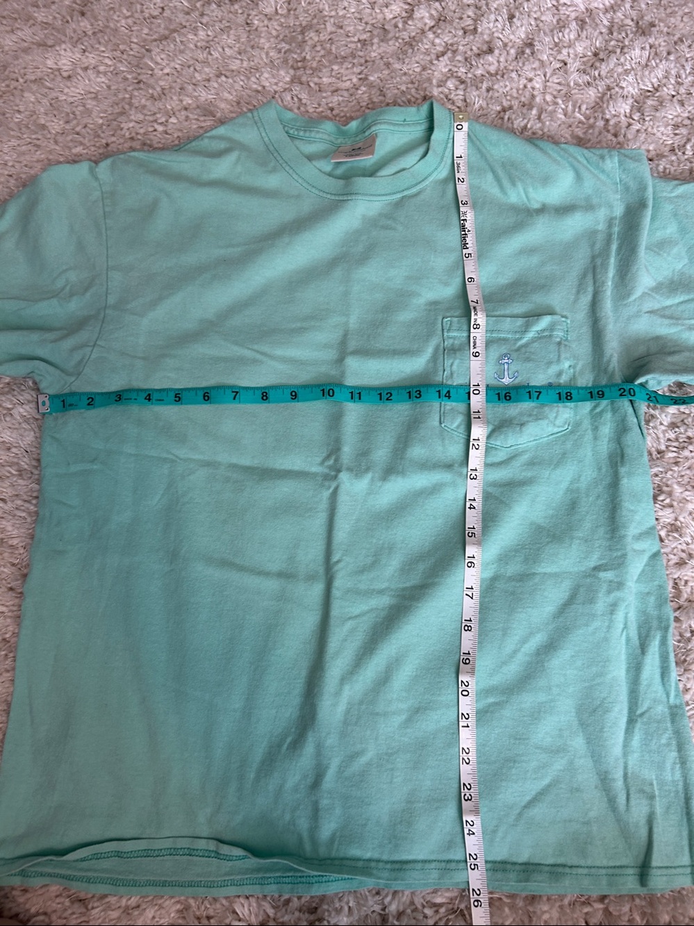 Simply Southern Men’s Pocket Tee - Mint - Picture 7 of 8